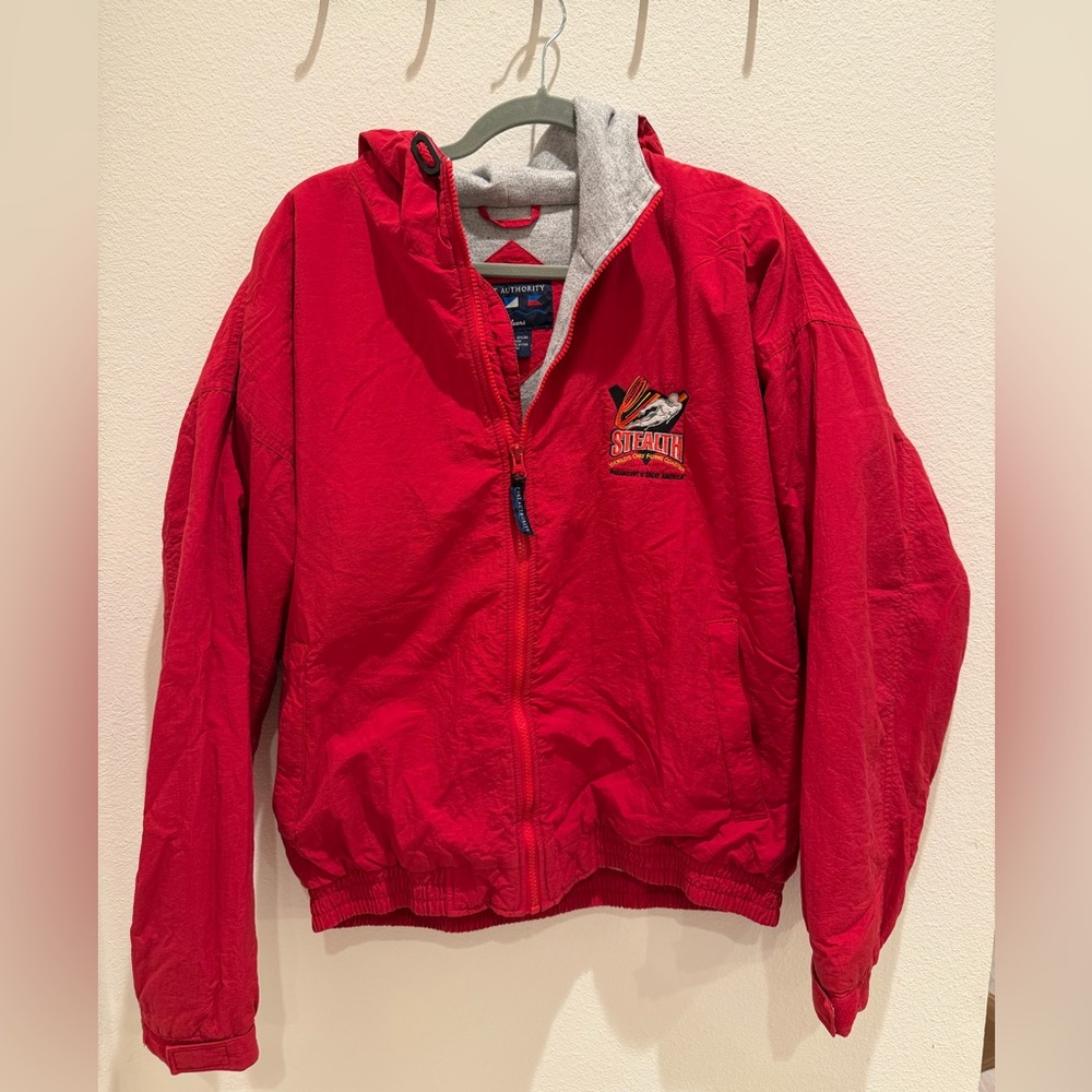 Port Authority Vibrant Red Nylon Jacket